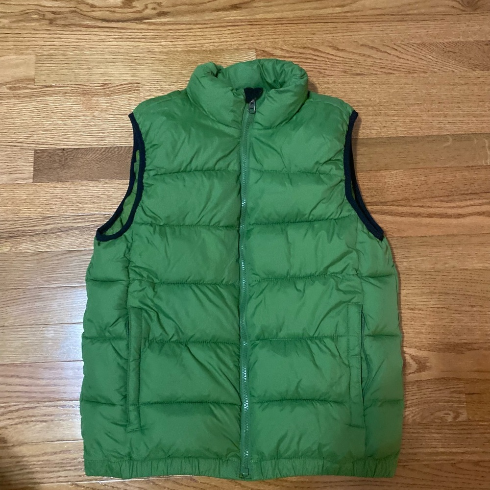 Gap Kids Green Puffer Vest Sz XL